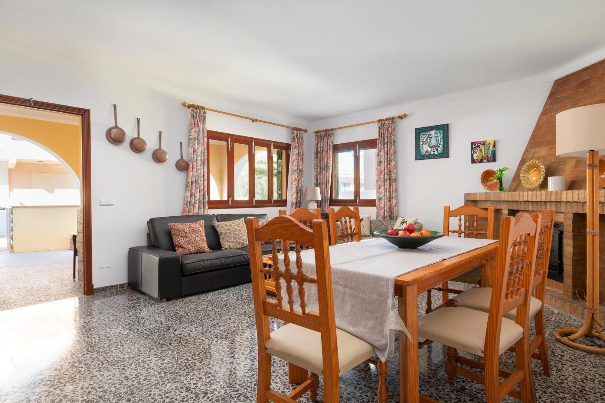 Tradicional Villa Calamar 7 Portocolom  Bagian luar foto